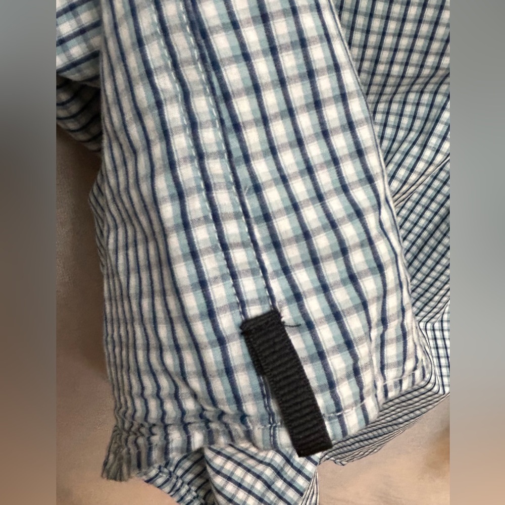 Kenneth Cole Men's Blue and White Checkered Shirt - 100% cotton - Picture 8 of 13